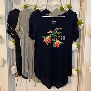Hollister Graphic Tee Bundle